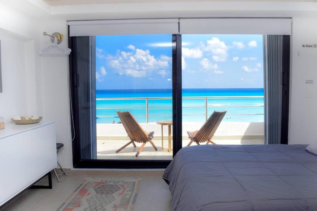 Ocean Front Villa Marlin, Best Location In Hotel Zone #109 Cancún Exteriér fotografie