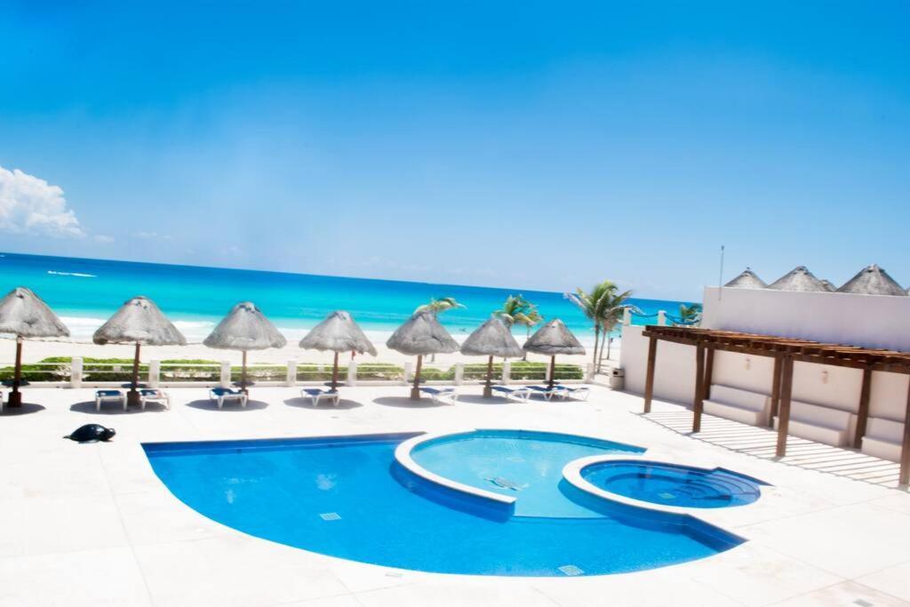 Ocean Front Villa Marlin, Best Location In Hotel Zone #109 Cancún Exteriér fotografie